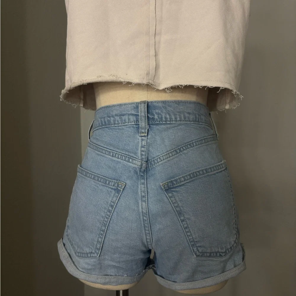 Blue Denim Shorts